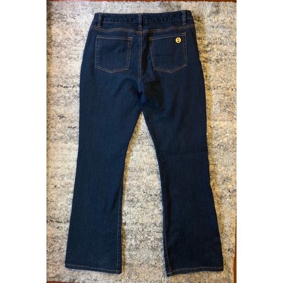 Michael Kors blue flared jeans size 6 - Picture 2 of 7